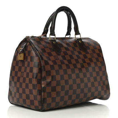 Louis Vuitton Damier Ebene Speedy 30 3 of 10