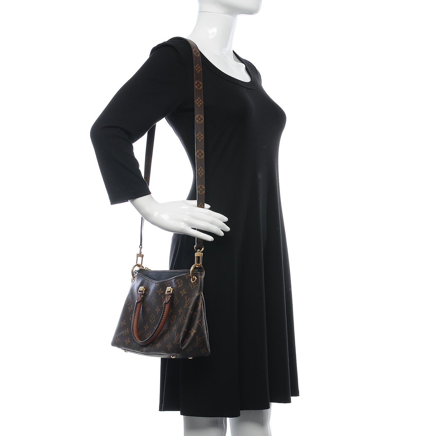 Louis Vuitton Monogram Pallas BB Black 2 of 13