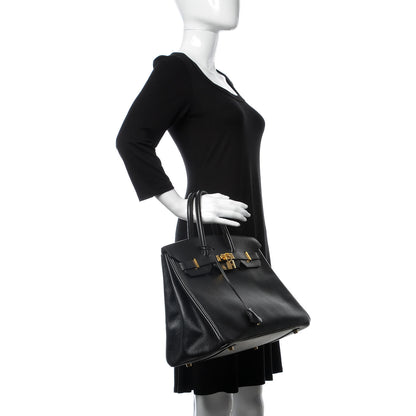 Hermes Ardennes Birkin 35 Black 2 of 32