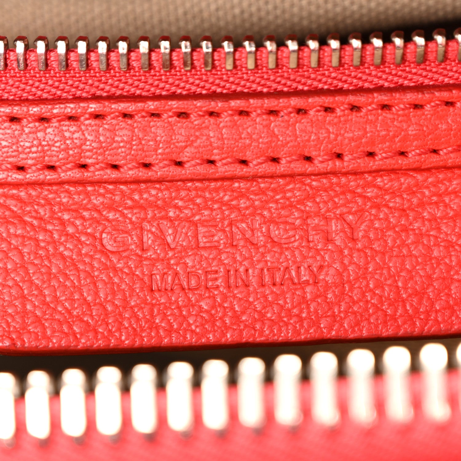 Givenchy Sugar Goatskin Medium Antigona Medium Red 6 of 10