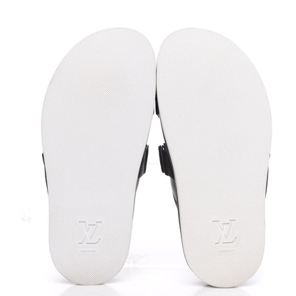 Louis Vuitton Monogram Eclipse Mens Honolulu Mules 5 Black 5 of 7
