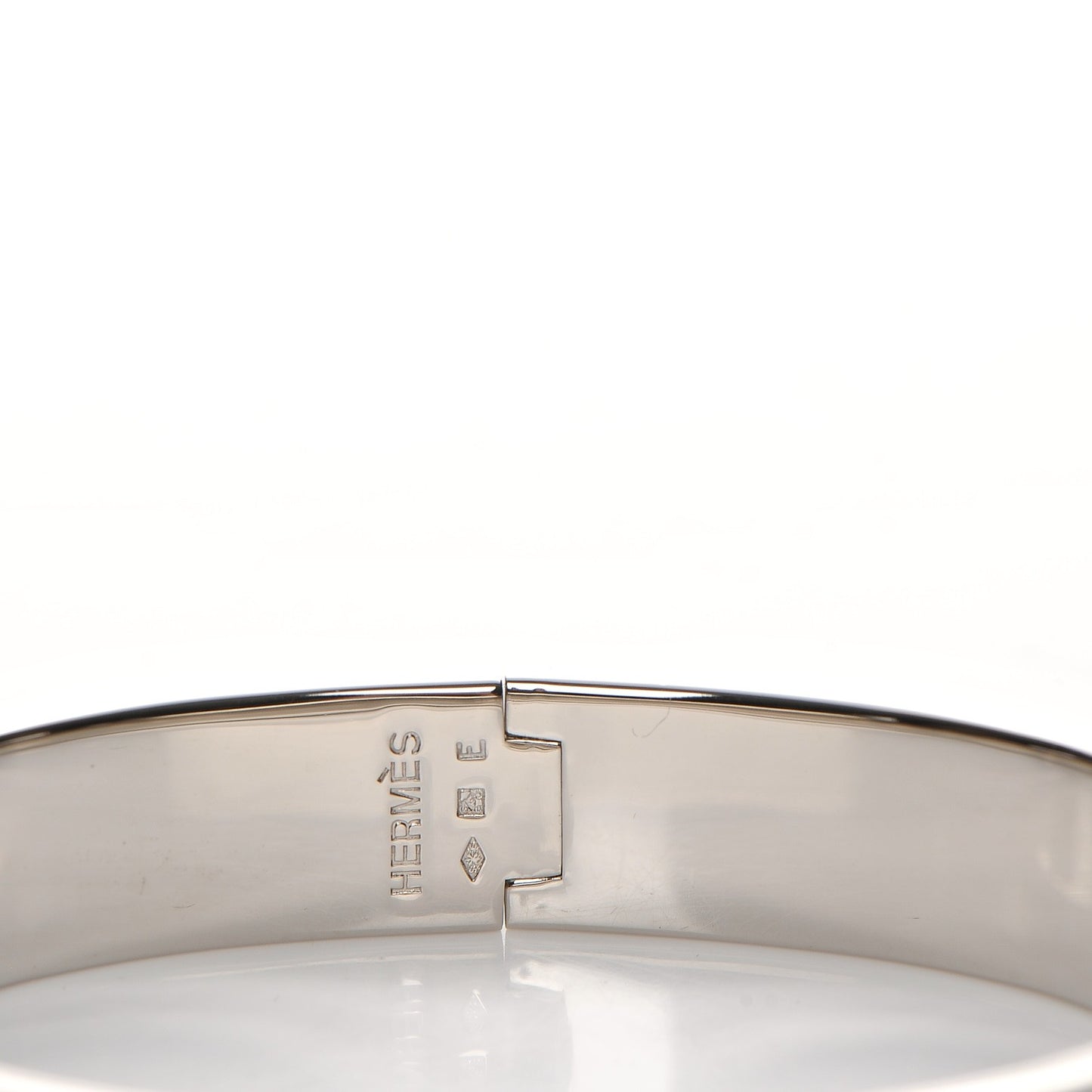 Enamel Narrow Clic Clac H Bracelet PM Parme