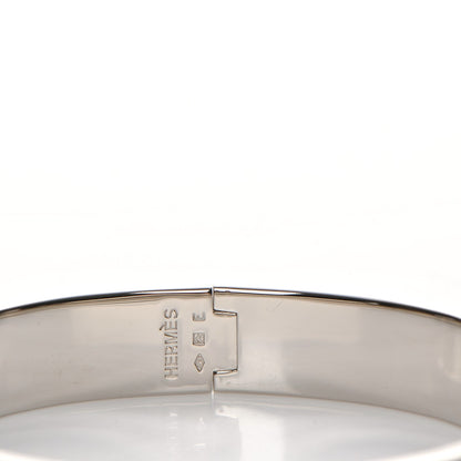 Hermes Enamel Narrow Clic Clac H Bracelet PM Parme 3 of 5