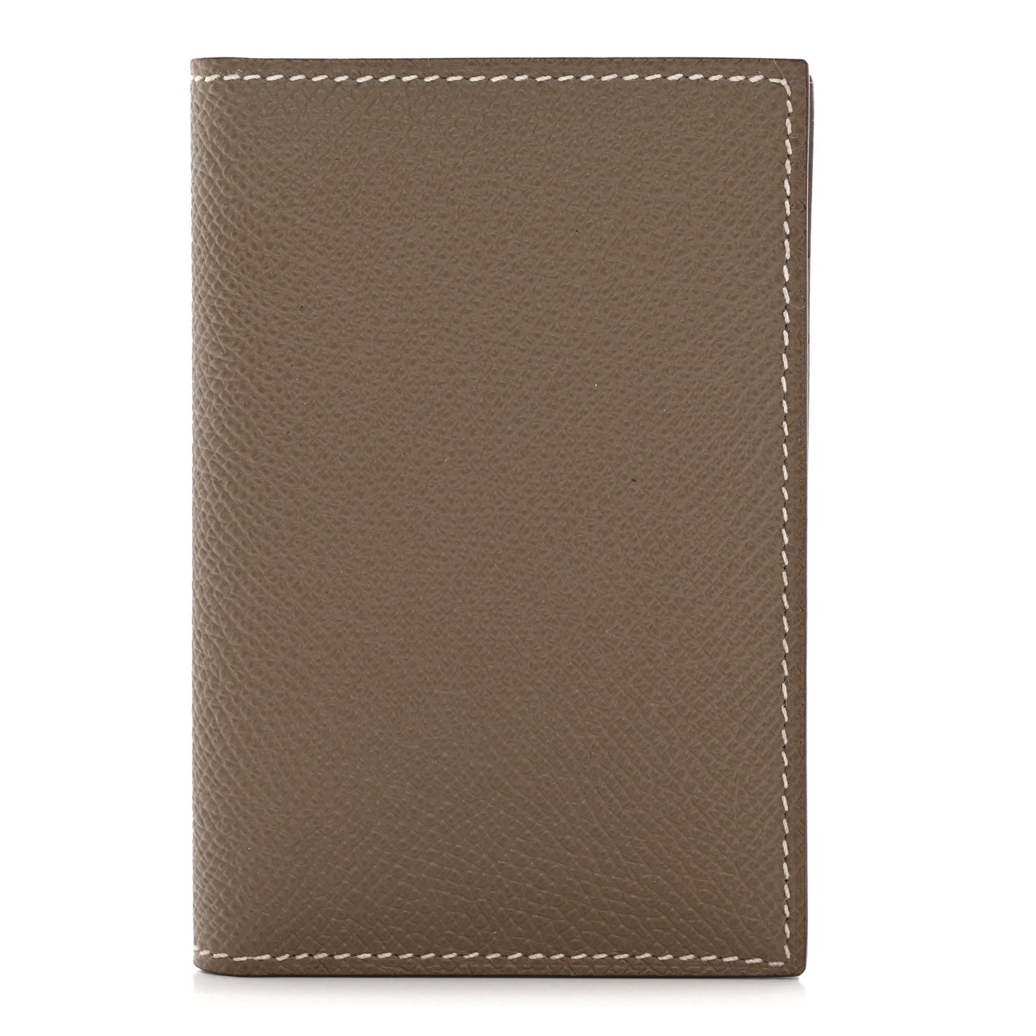 Hermes Epsom MC2 Euclide Card Holder Case Etoupe 1 of 8