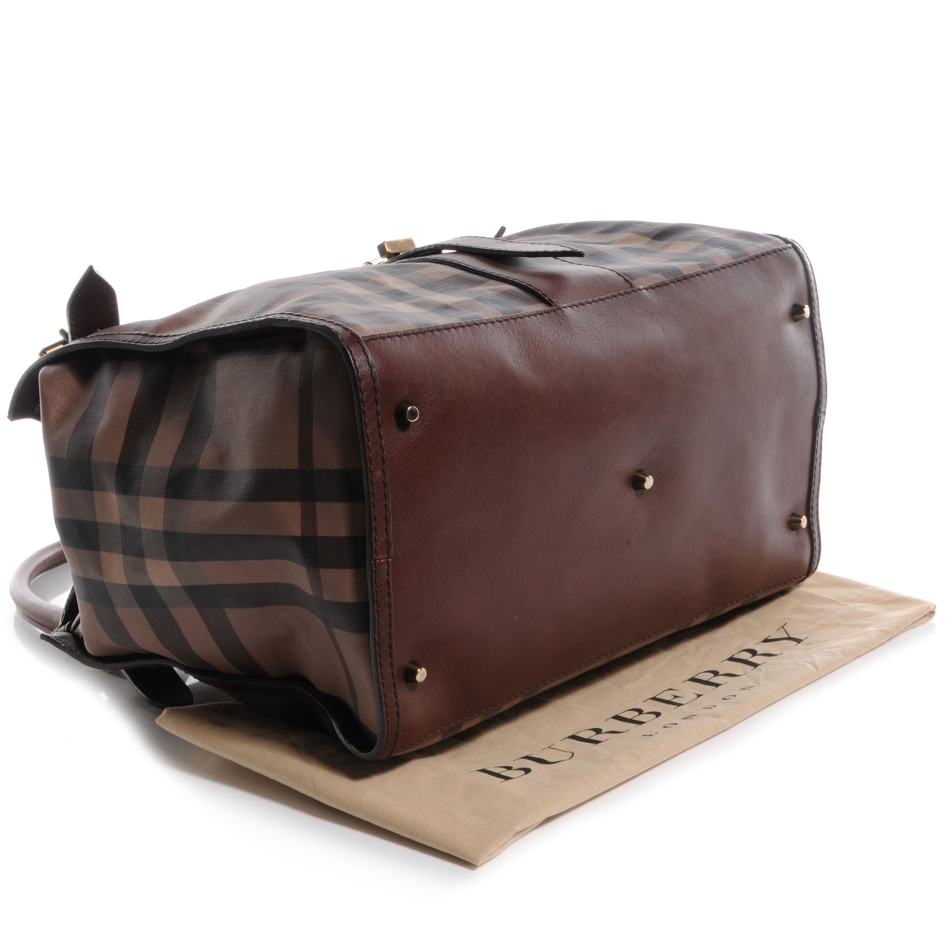 Burberry Smoked Check Chain Bag 4 of 9