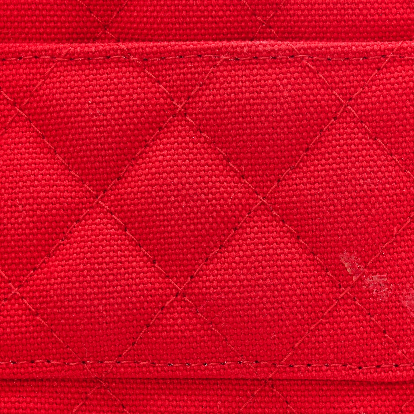 Canvas Calfskin Tennis Racket Mini Bag Red White