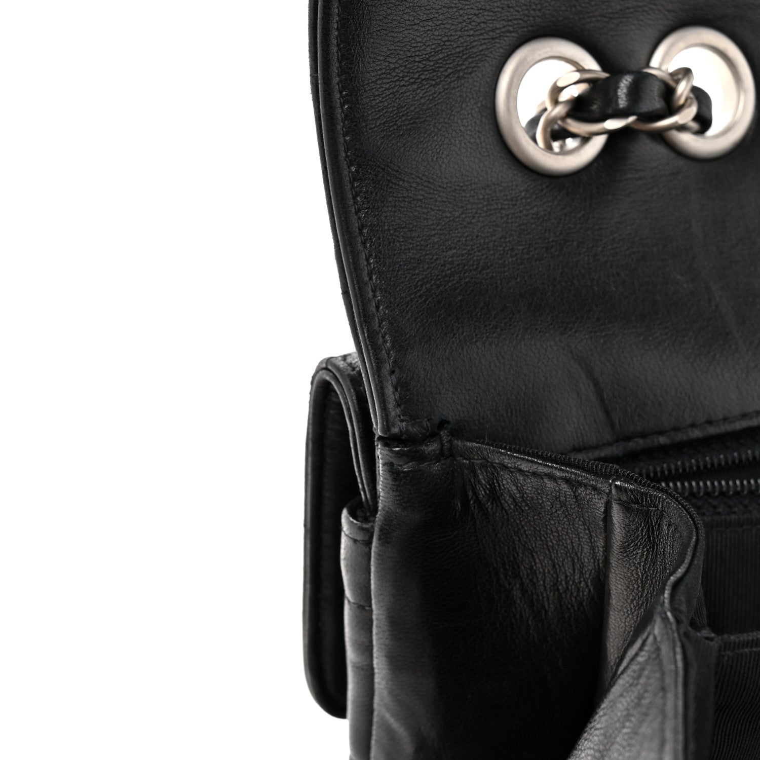 Chanel Lambskin Reissue Chocolate Bar Flap Black 13 of 15