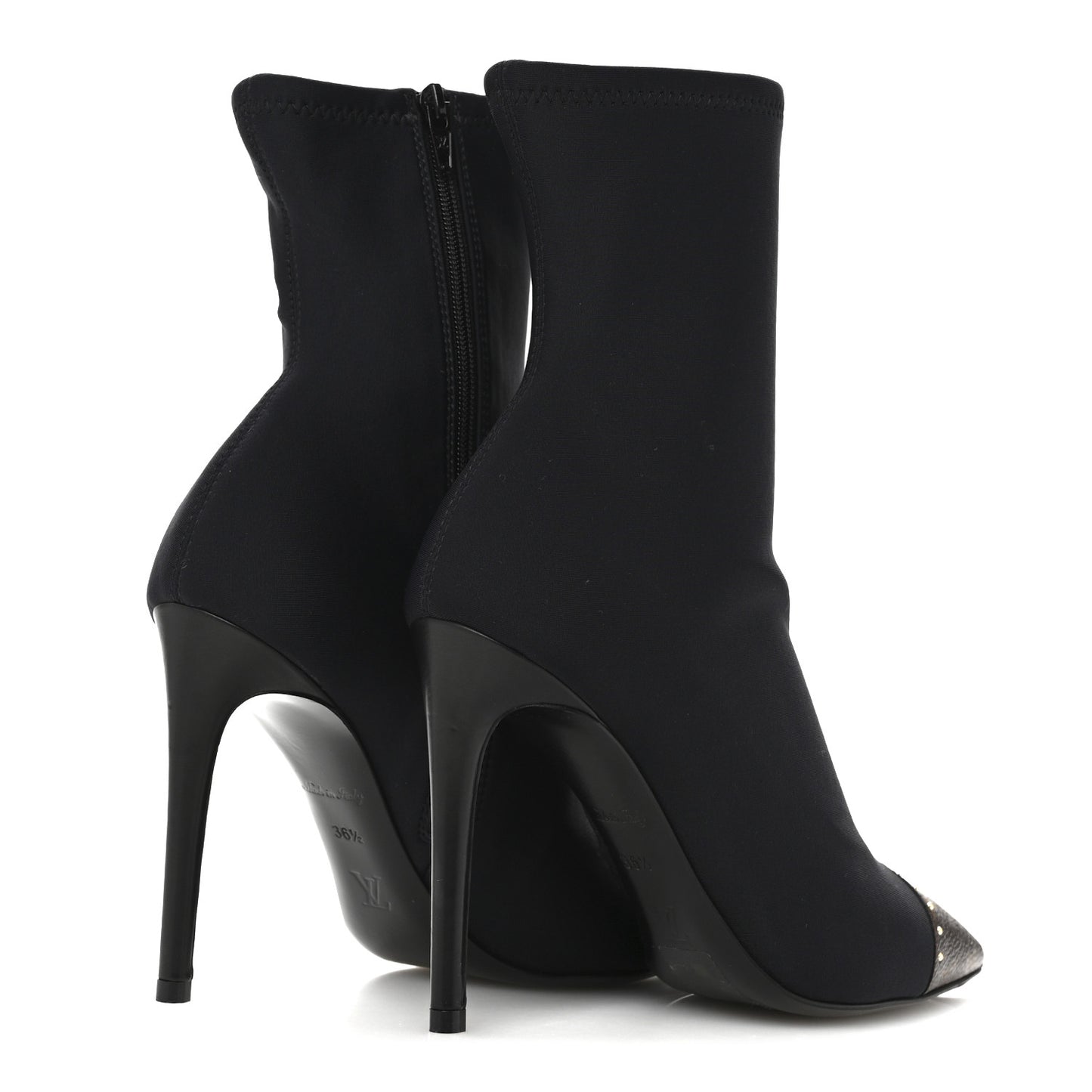 Monogram Cherie Ankle Boots 36.5 Black
