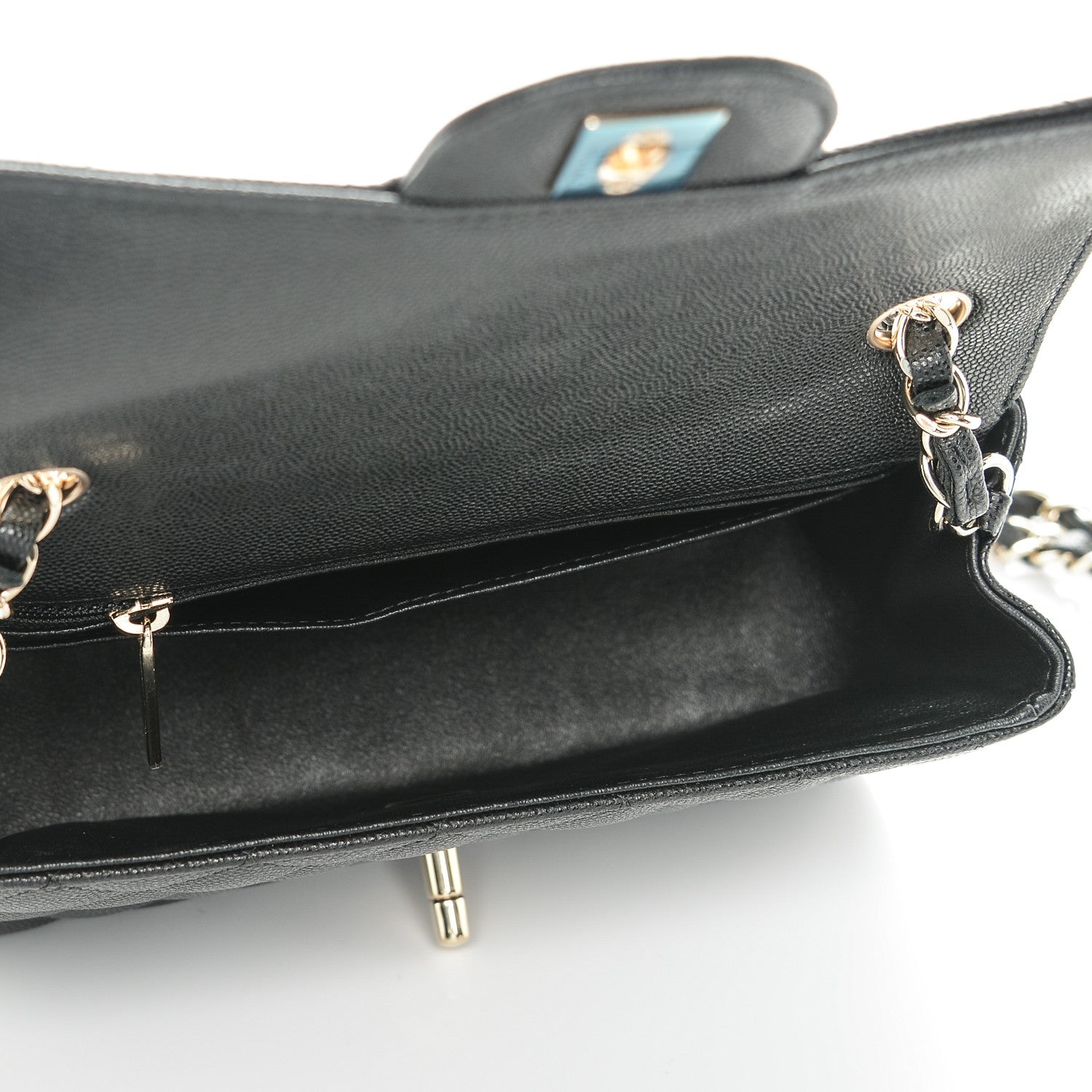 Chanel Caviar Quilted Mini Rectangular Flap Black 5 of 7