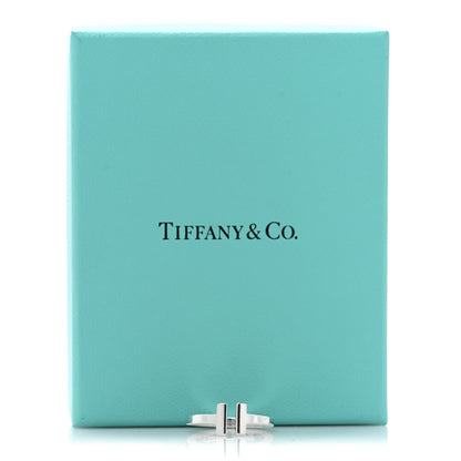 Tiffany Sterling Silver T Square Ring 50 5.25 5 of 5