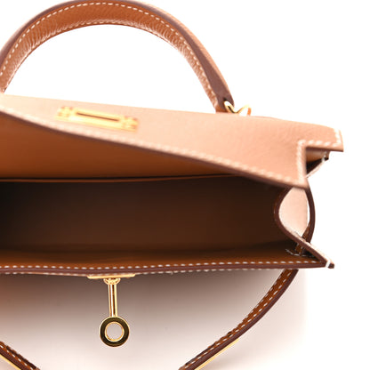 Hermes Epsom Mini Kelly Sellier 20 Gold 5 of 11