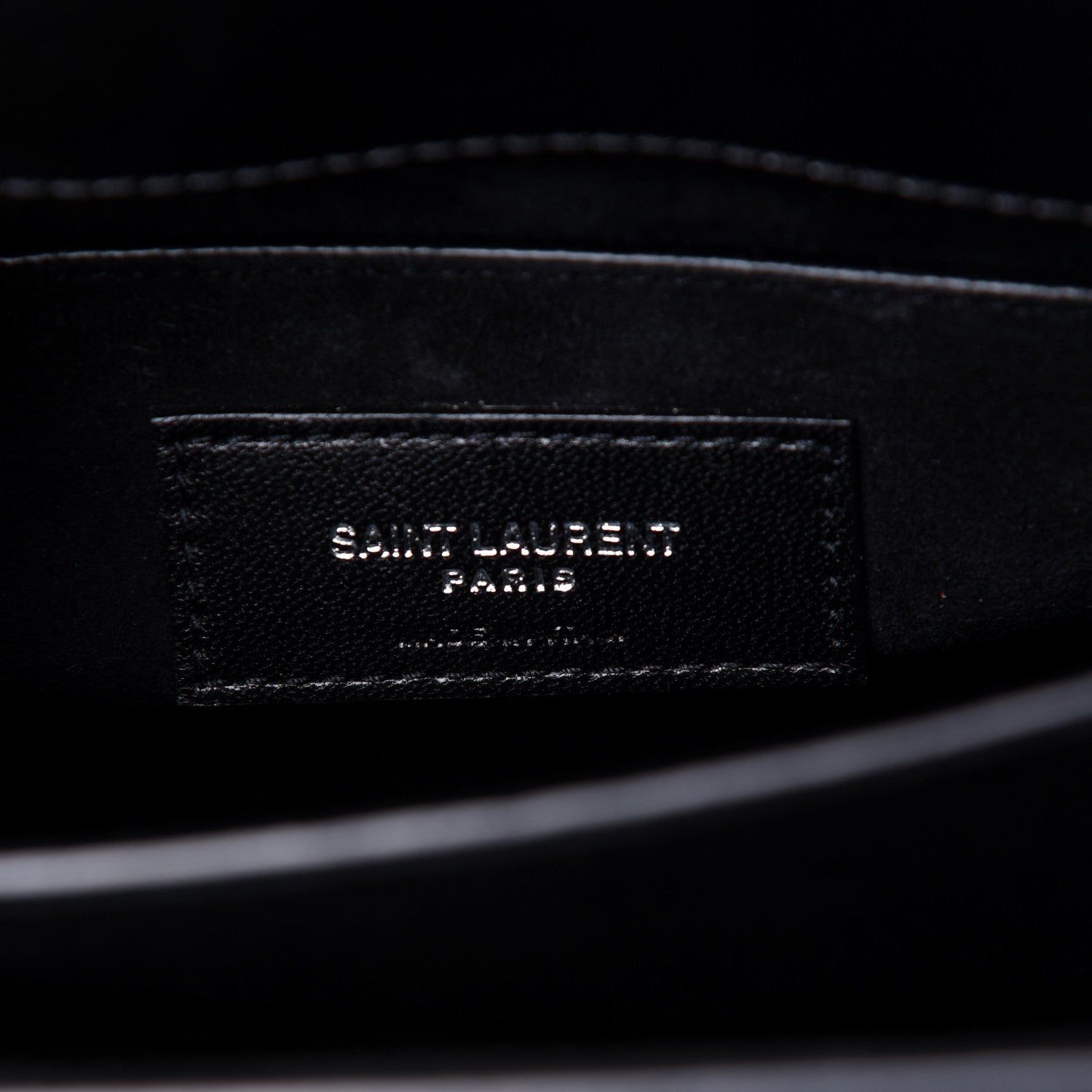 Saint Laurent Calfskin Medium Monogram Sunset Black 5 of 9