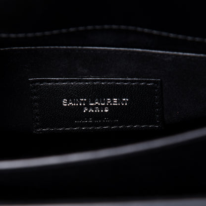 Saint Laurent Calfskin Medium Monogram Sunset Black 5 of 9