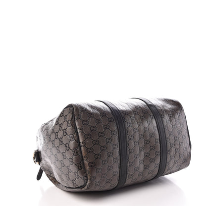 Gucci Crystal Monogram Medium Joy Boston Black 4 of 18