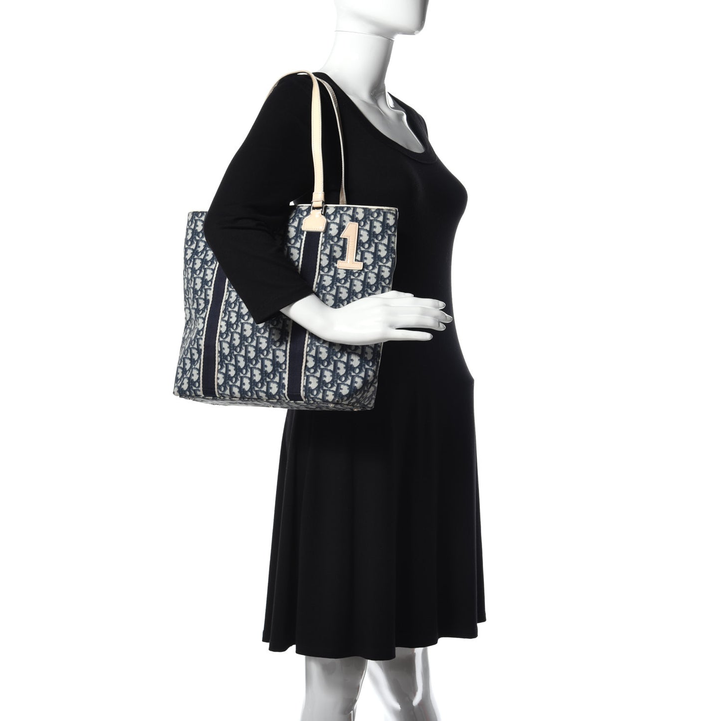 Monogram Trotter No 1 Shopping Tote Blue