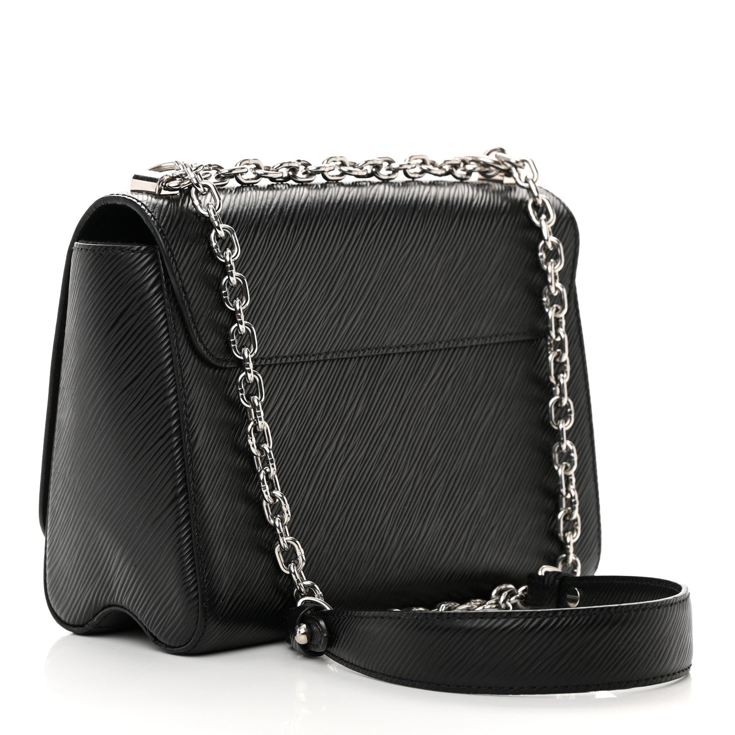 LOUIS VUITTON Epi Twist Shoulder Bag MM Black