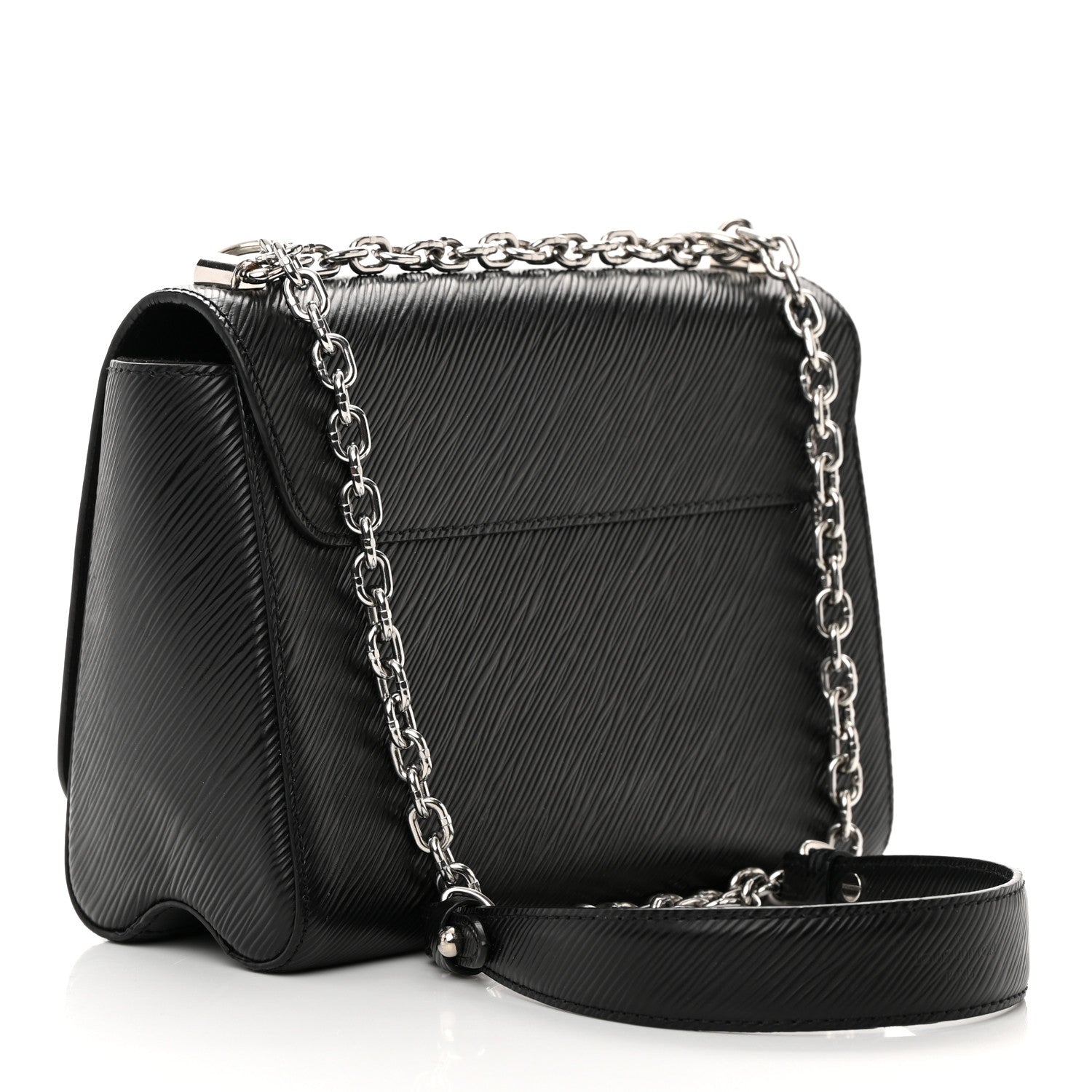 Louis Vuitton LOUIS VUITTON Epi Twist Shoulder Bag MM Black 3 of 20