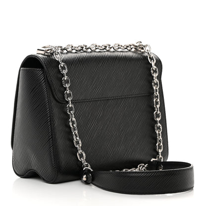 Louis Vuitton LOUIS VUITTON Epi Twist Shoulder Bag MM Black 3 of 20