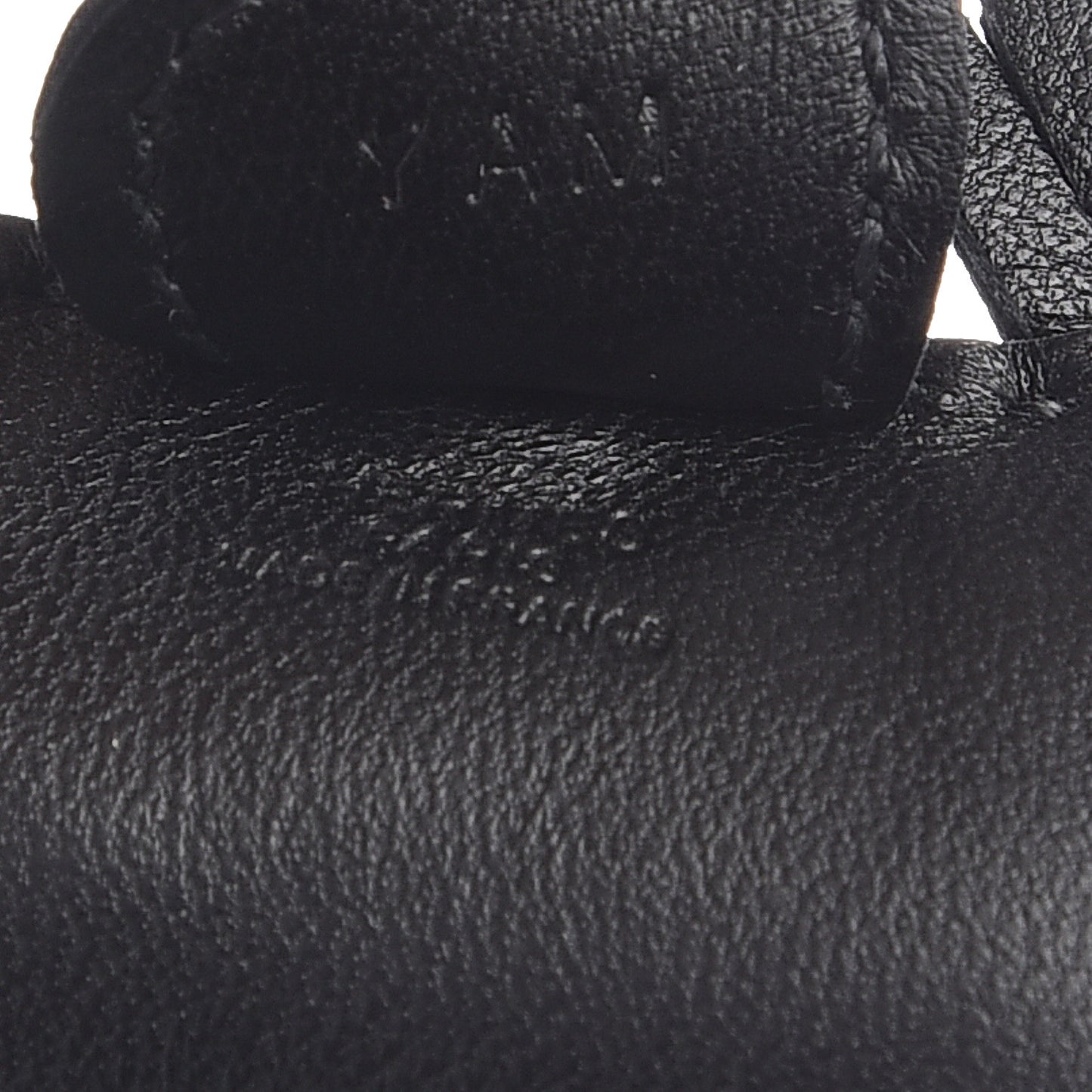 Milo Lambskin Grigri Rodeo Horse Bag Charm PM So Black