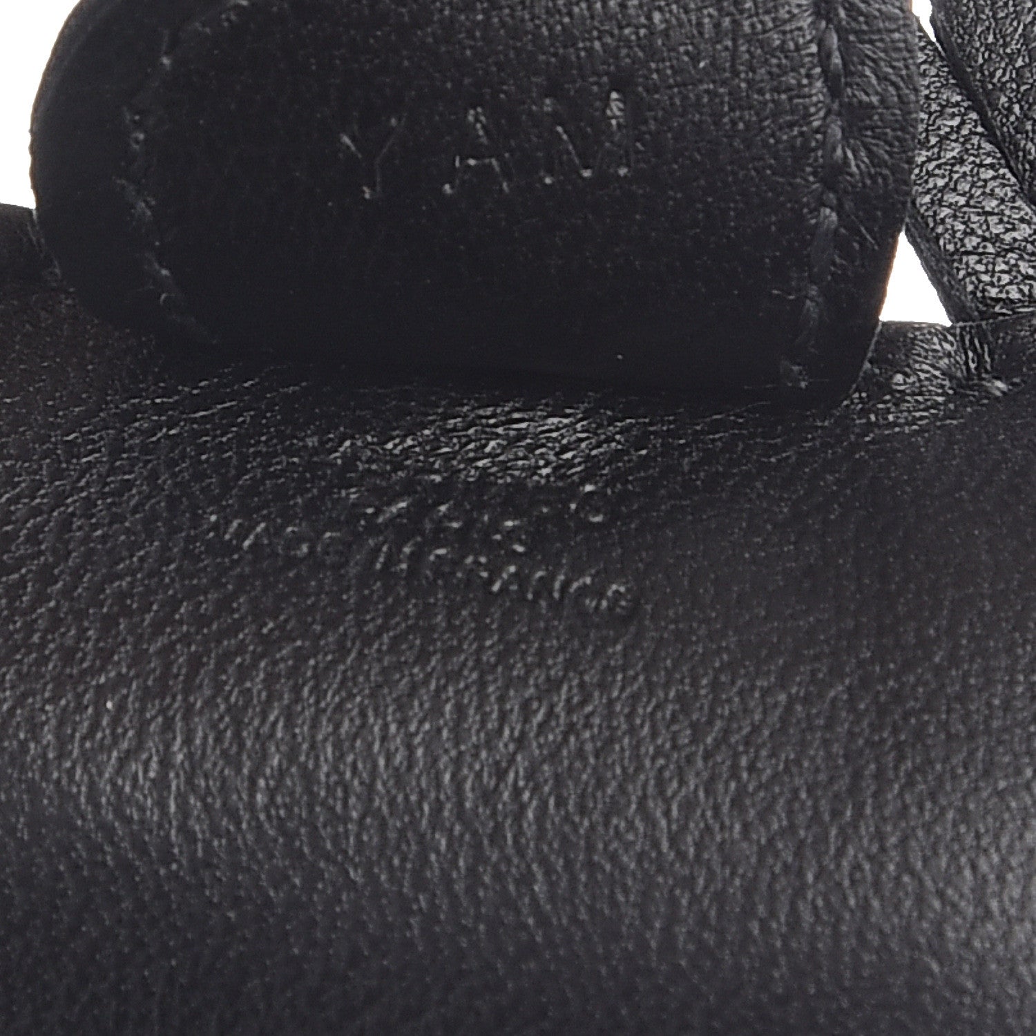 Hermes Milo Lambskin Grigri Rodeo Horse Bag Charm PM So Black 3 of 3