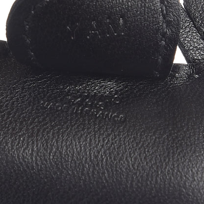 Hermes Milo Lambskin Grigri Rodeo Horse Bag Charm PM So Black 3 of 3