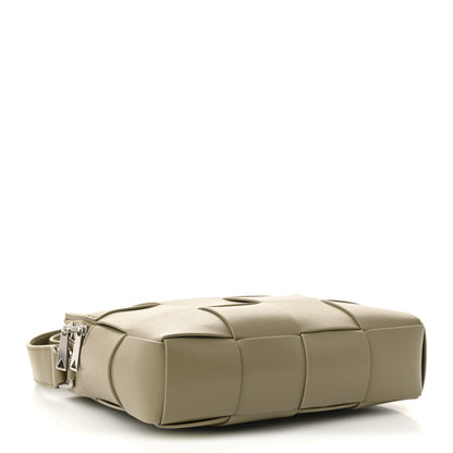 Bottega Veneta Lambskin Maxi Intrecciato Cassette Camera Bag Travertine 4 of 9