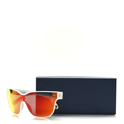 Louis Vuitton Nylon LV Shadow Square Sunglasses Z1845U White 8 of 8