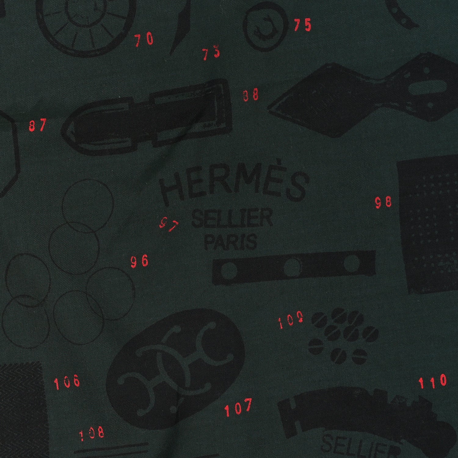 Hermes Cotton Silk Tamponnable Remix Scarf 70 2 of 3