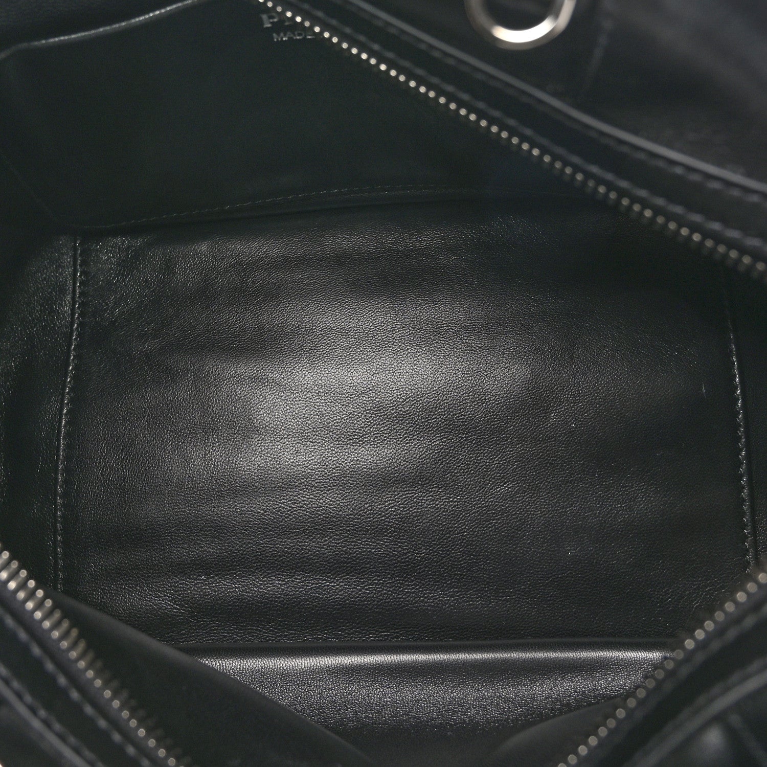 Prada Softy Calfskin Small Supernova Handbag Black 5 of 9