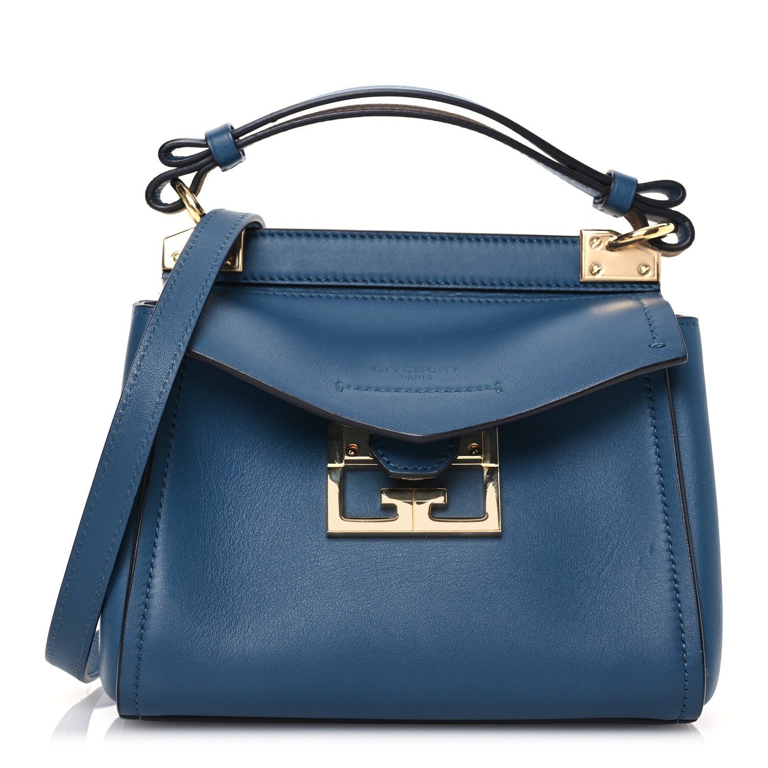 Givenchy Calfskin Mini Mystic Shoulder Bag Navy 1 of 17