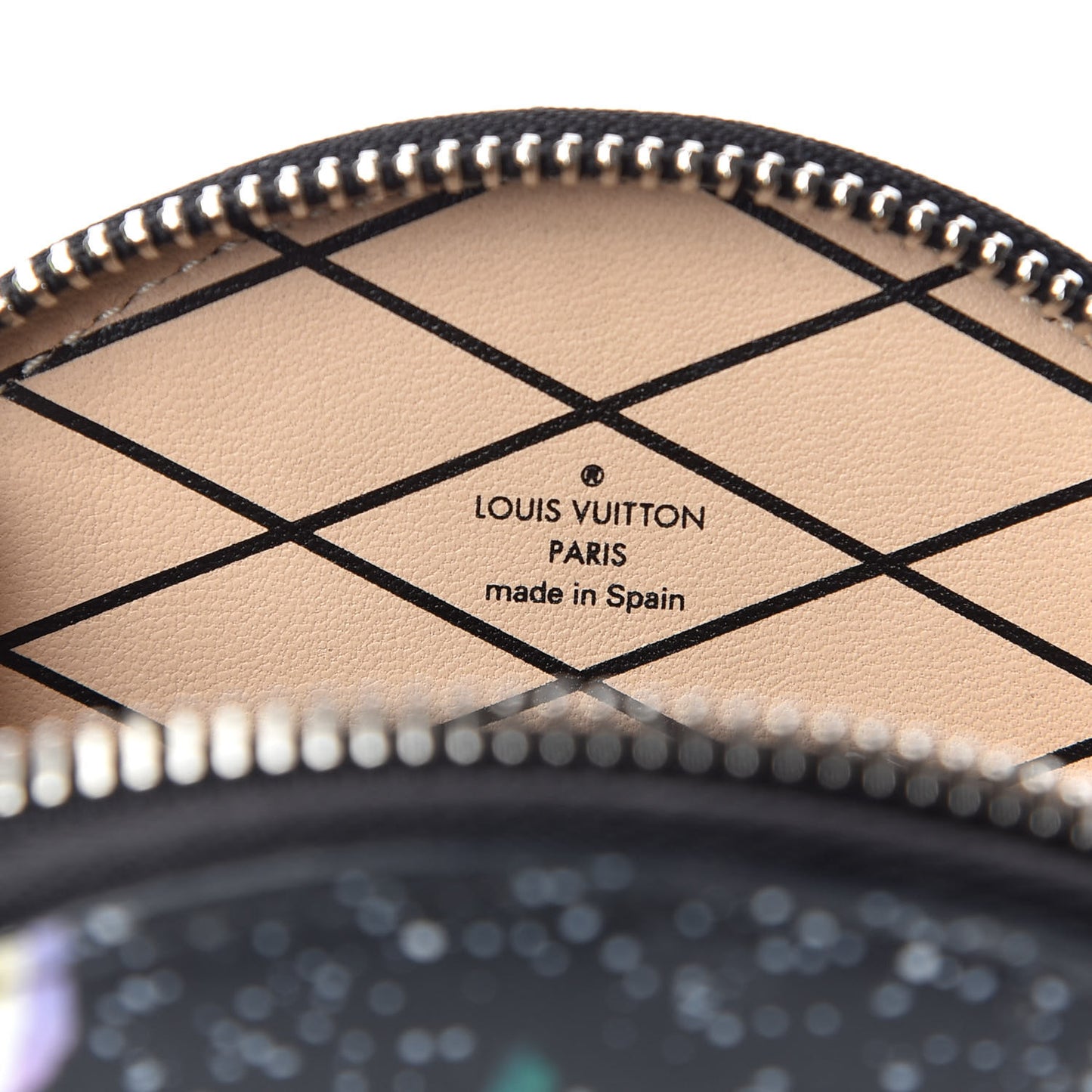 Calfskin Splash Micro Boite Chapeau Black