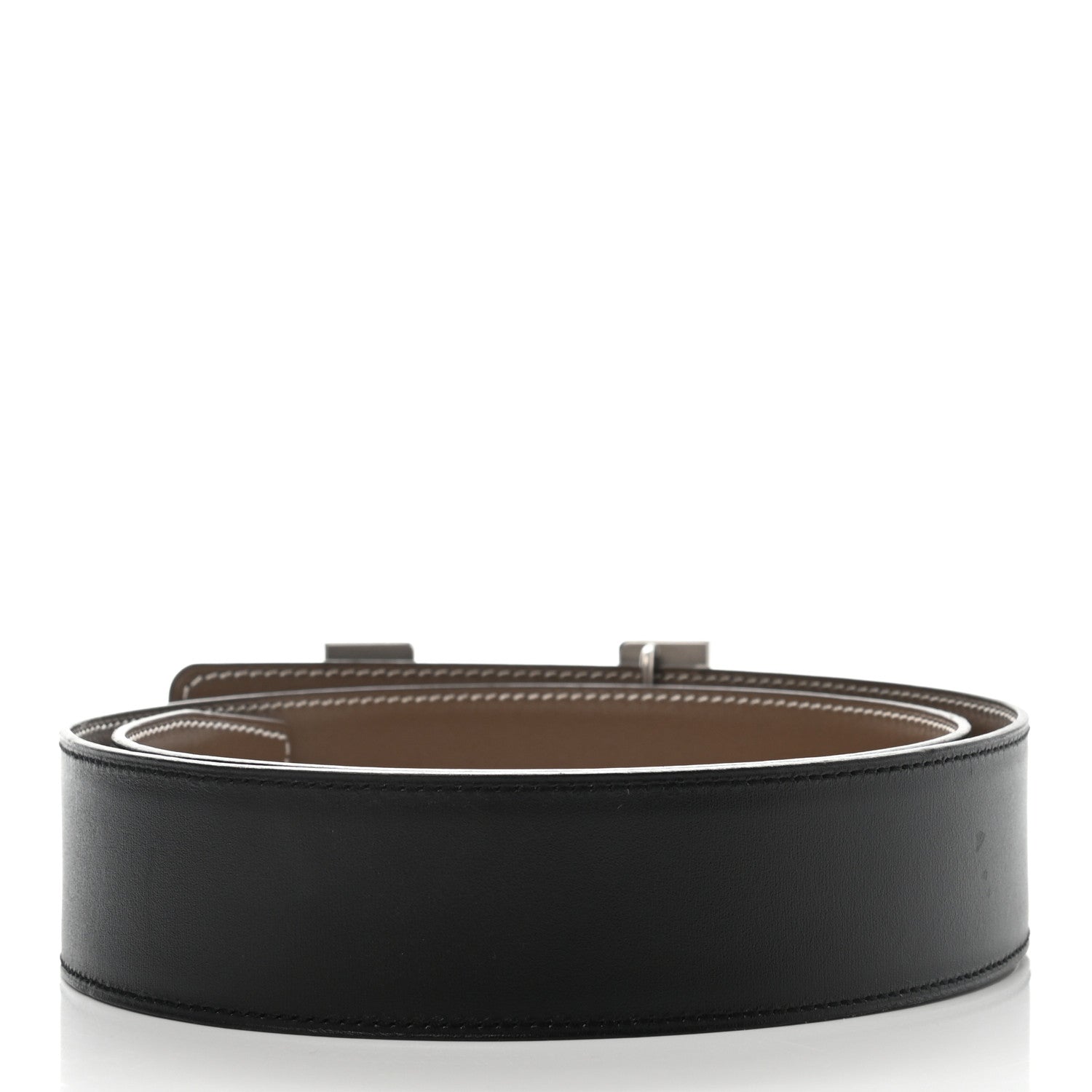 Hermes Box Swift 42mm Constance H Belt 85 Etoupe Black 2 of 11