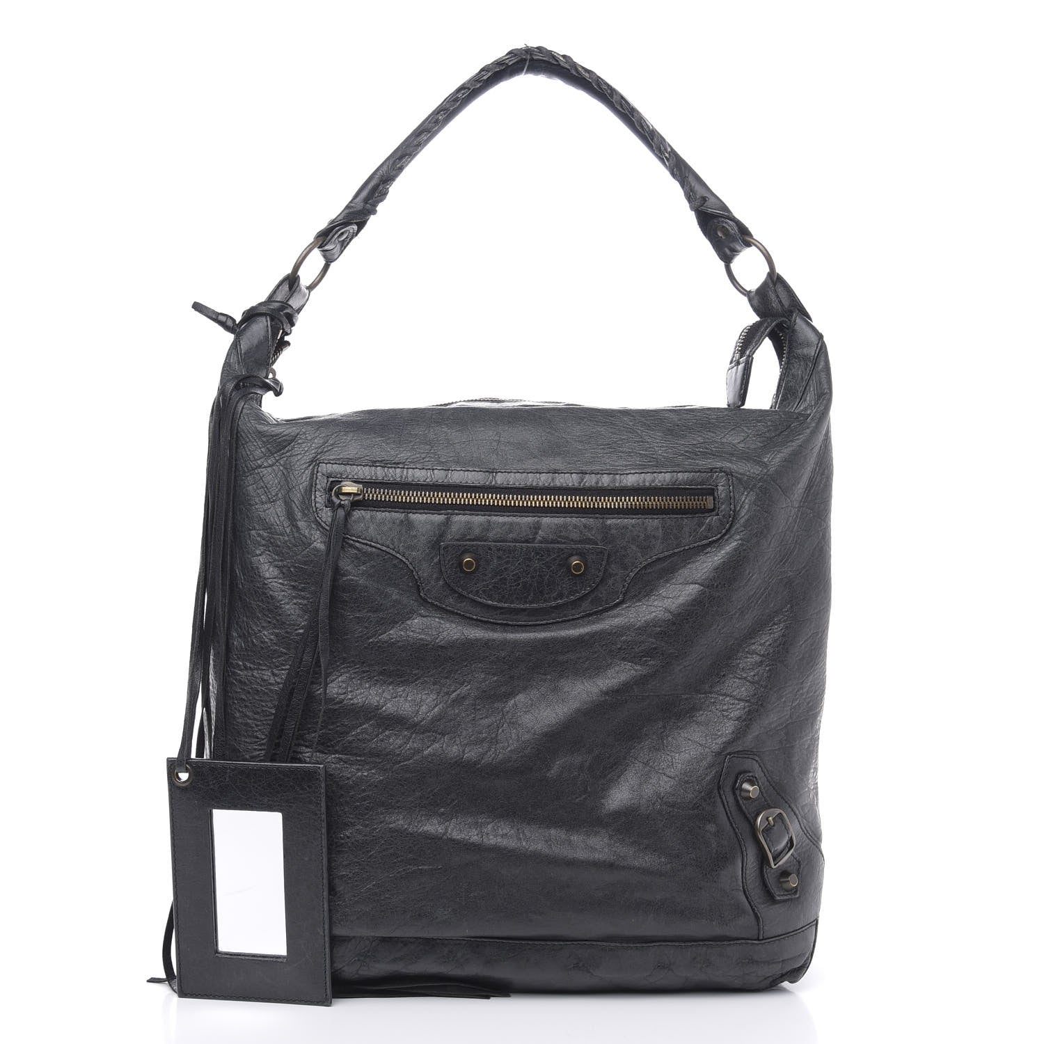 Balenciaga Agneau Classic Hardware Day Hobo Black 1 of 16