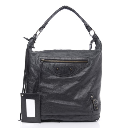 Balenciaga Agneau Classic Hardware Day Hobo Black 1 of 16