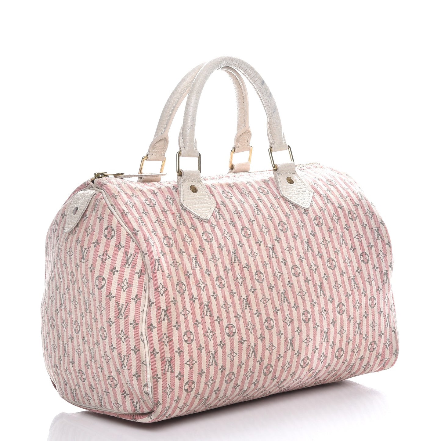 Mini Lin Croisette Speedy 30 Rouge