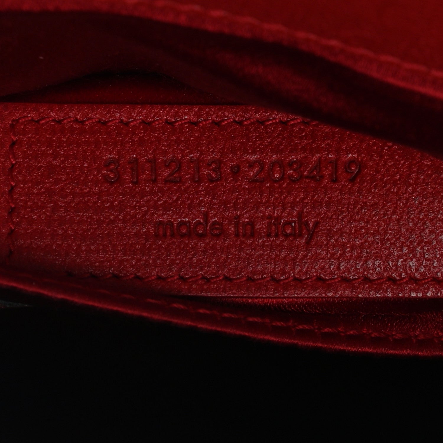 Saint Laurent Textured Calfskin Classic Y Ligne Clutch Red 8 of 13