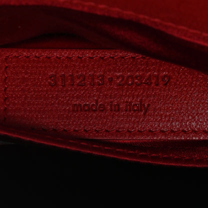Saint Laurent Textured Calfskin Classic Y Ligne Clutch Red 8 of 13