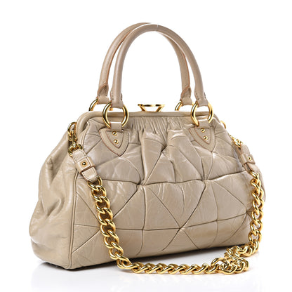 Marc Jacobs Calfskin Quilted Stam Light Grey 2 of 17