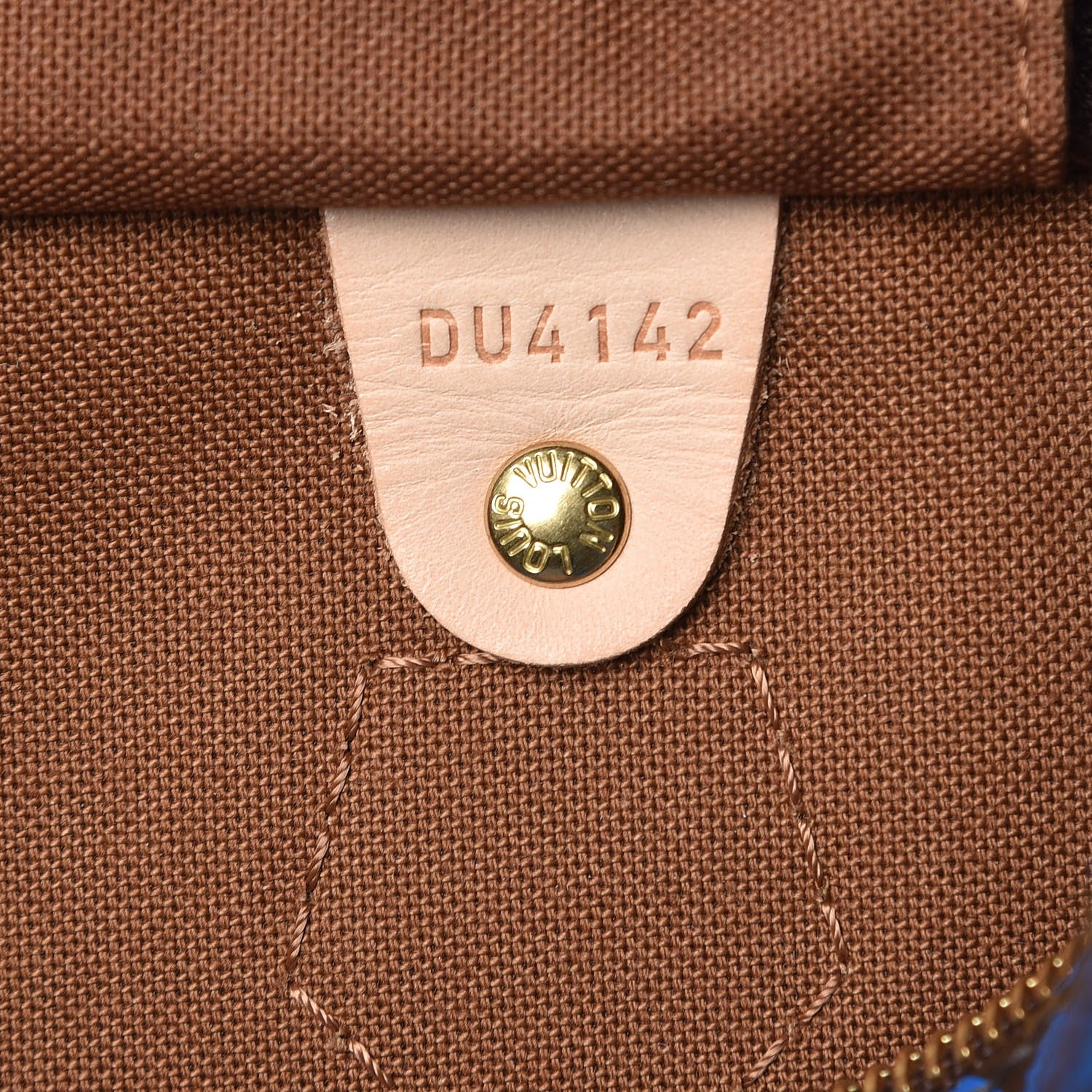 Louis Vuitton Monogram Kusama Town Speedy 30 Blue 7 of 13