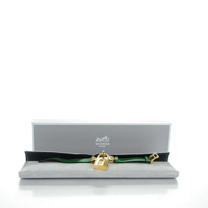 Hermes Stainless Steel Courchevel 20mm Kelly Cadena Quartz Watch Vert Clair 9 of 9