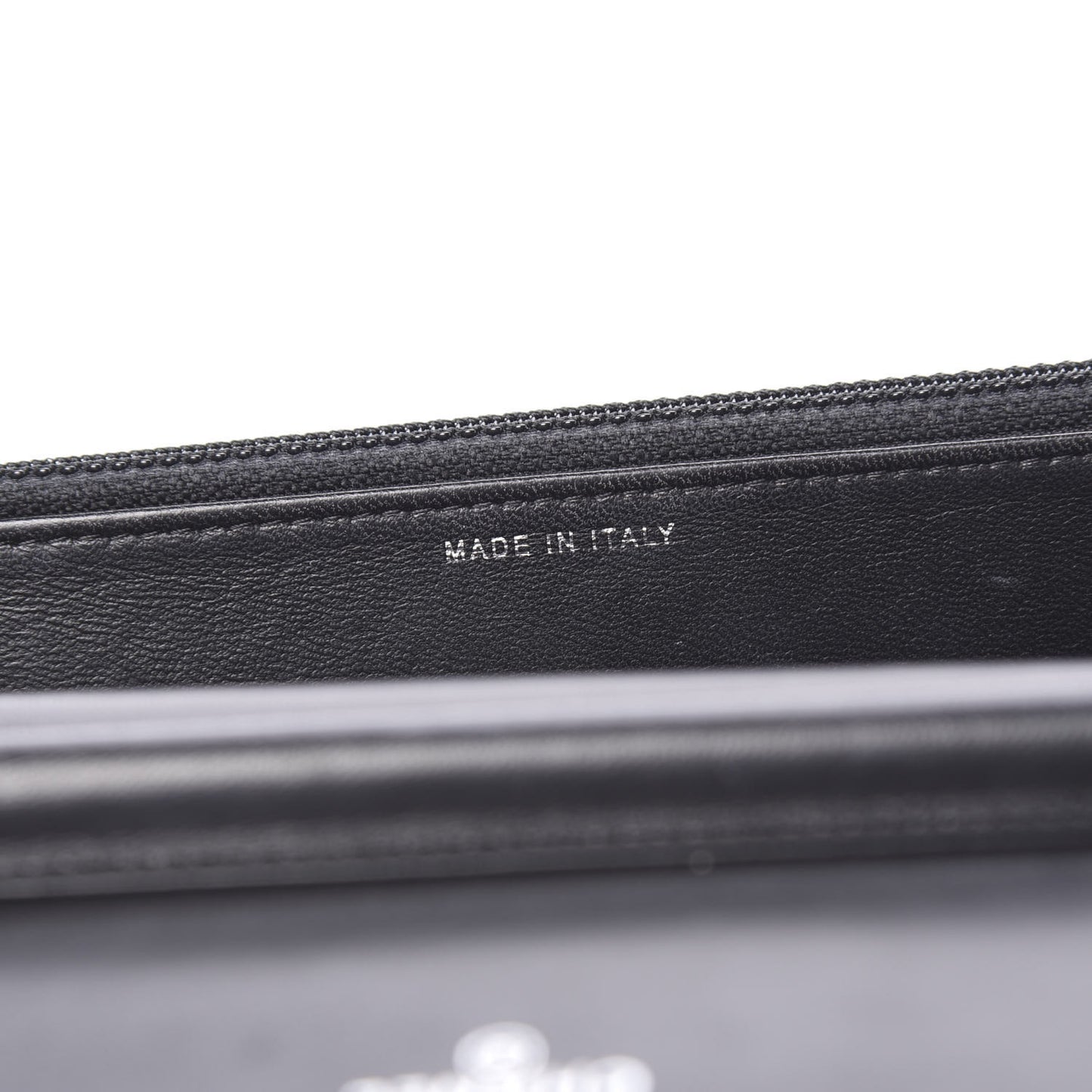 Lambskin Quilted Boy Wallet On Chain WOC Black