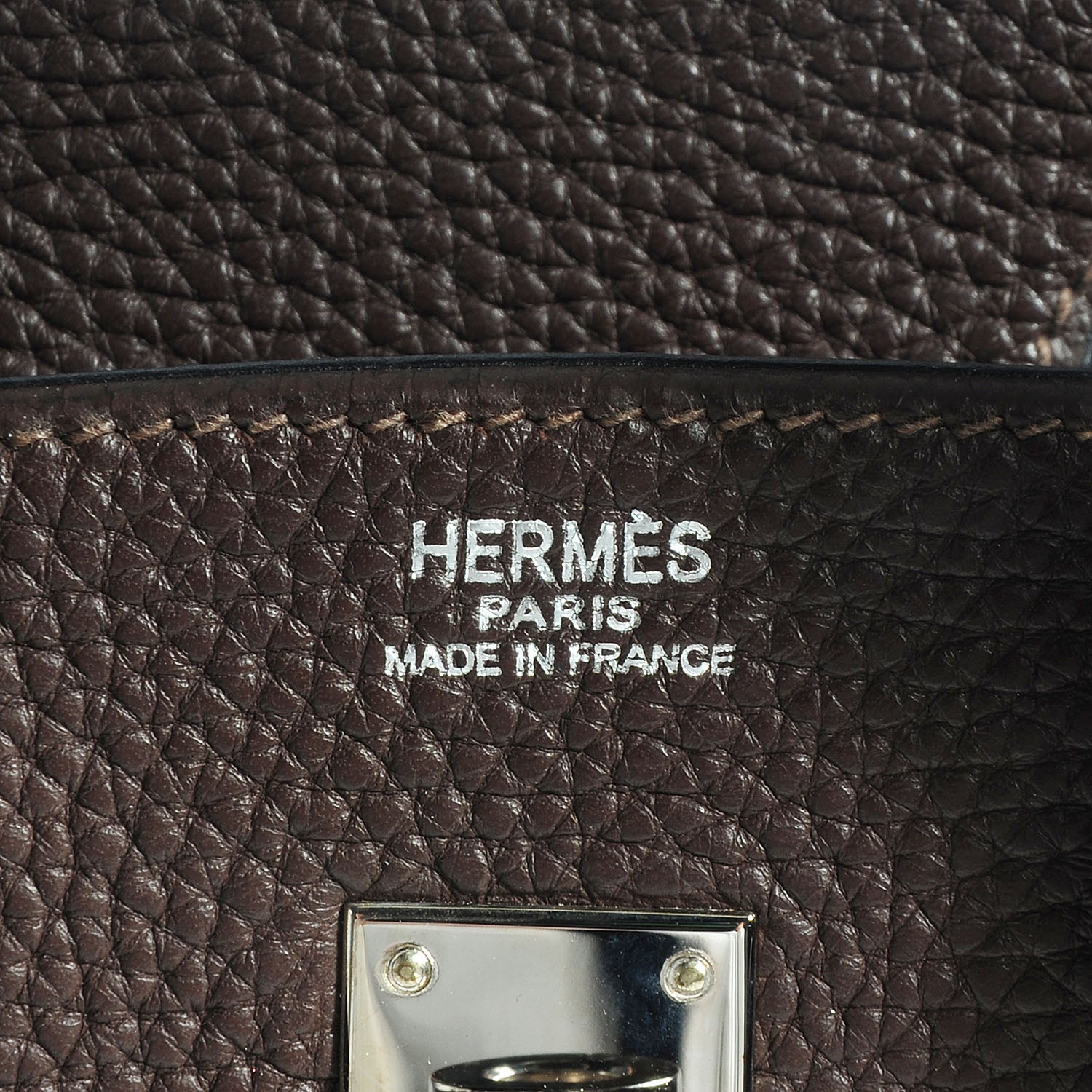 Hermes Togo Birkin 25 Marron Fonce 5 of 22