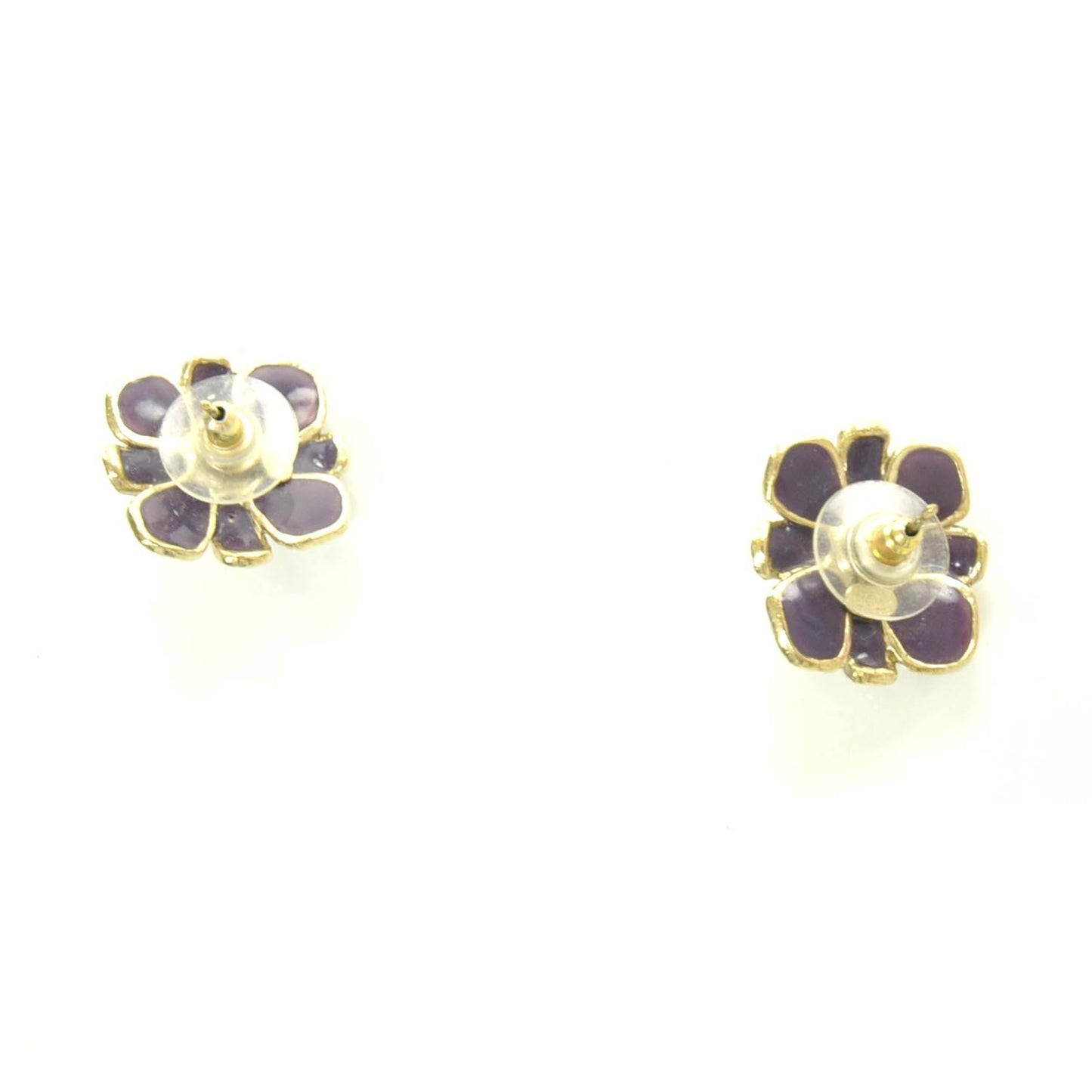 CC Flower Earrings Purple