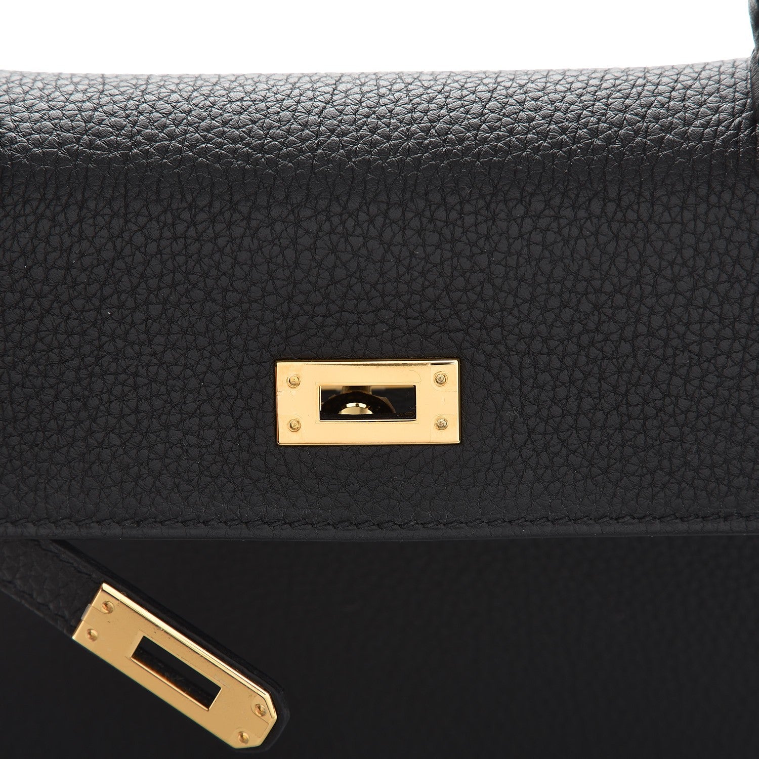 Hermes Togo Kelly Retourne 25 Black 13 of 36