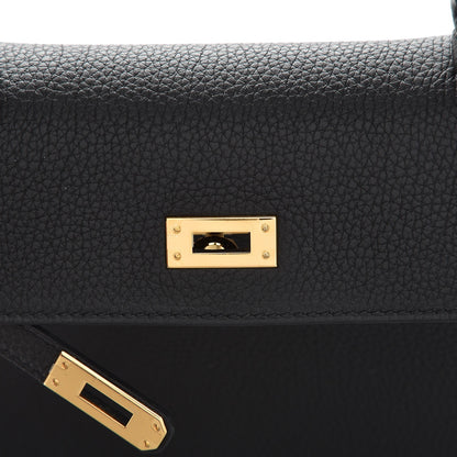 Hermes Togo Kelly Retourne 25 Black 13 of 36