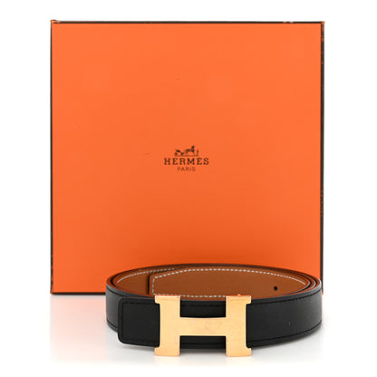 Hermes Epsom Swift 24mm Constance H Belt 90 36 Gold Black 6 of 6