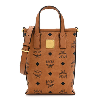MCM Visetos X-Mini Aren Tote Cognac 1 of 9