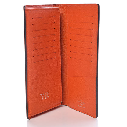 Louis Vuitton Taiga Brazza Wallet Ambre 5 of 8
