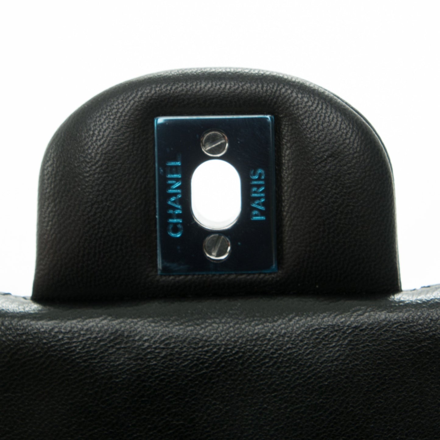 Lambskin Quilted Mini Square Flap Black