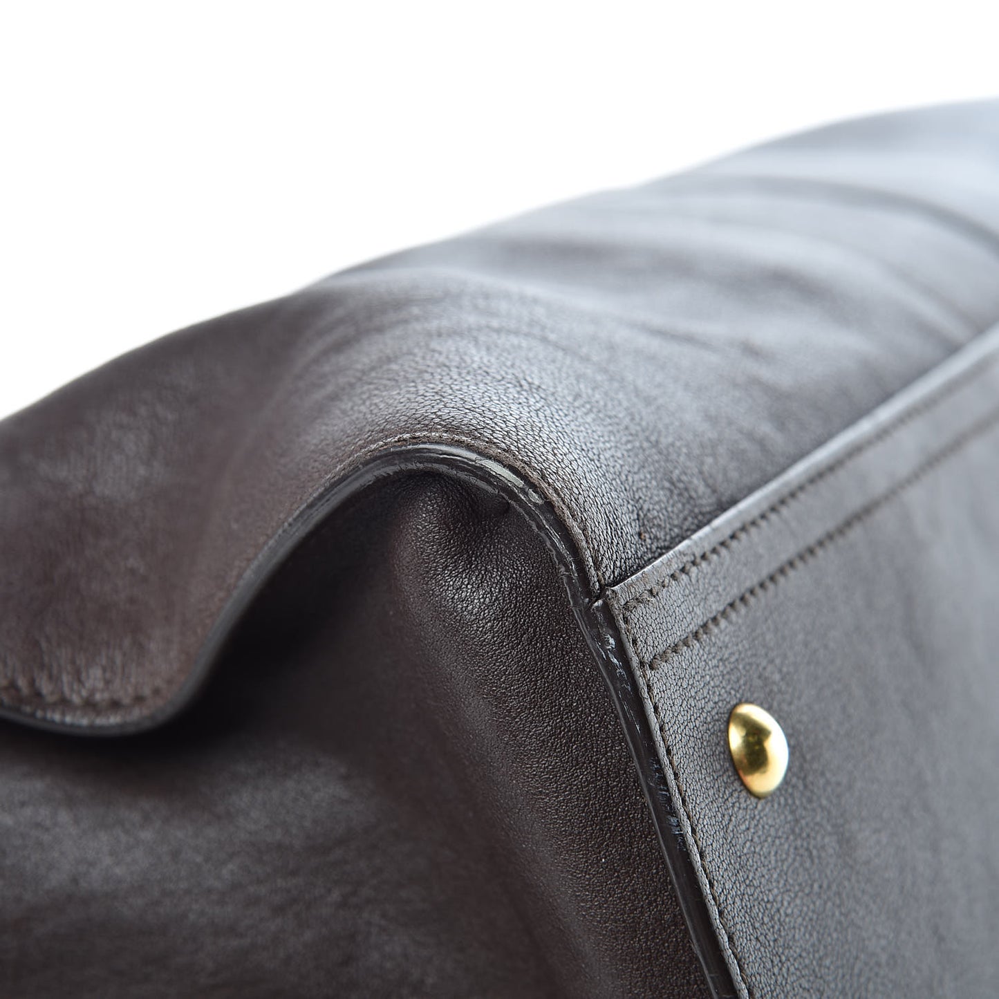 Sheepskin Medium Cabas ChYc Dark Brown